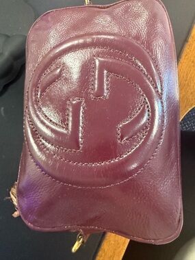 Gucci Soho Crossbody Bag Plum Leather – AS IS Repair/Project